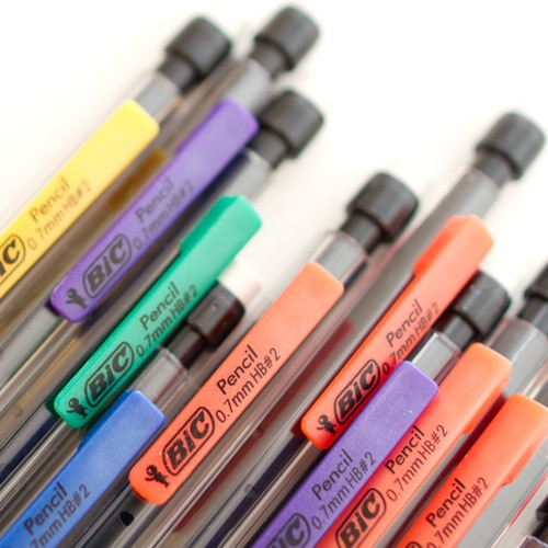 Bic, Mechanical Pencil, Art & School, 0.7mm, 10 pack, 4969